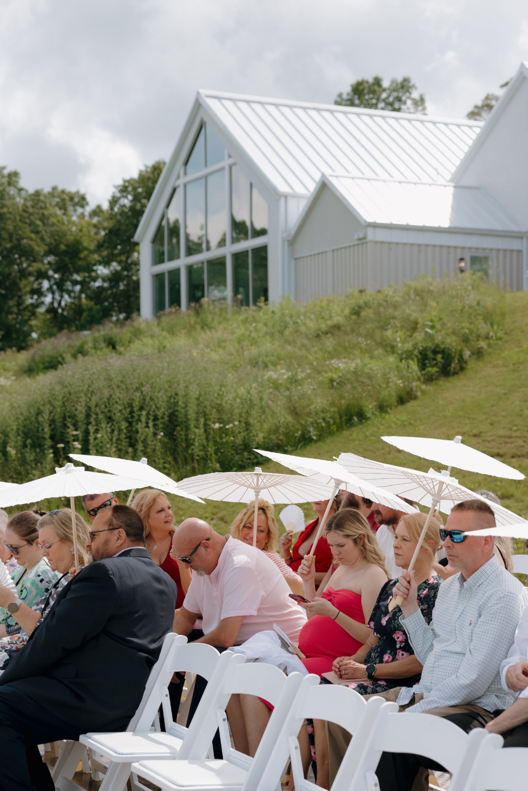 The Seventy Five Venue in Hocking Hills wedding ceremony.